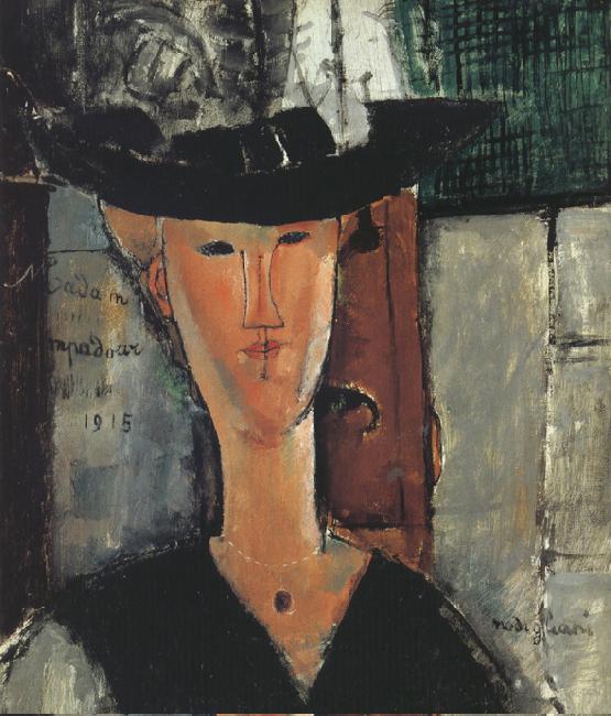 Amedeo Modigliani Madam Pompadour (mk39) china oil painting image